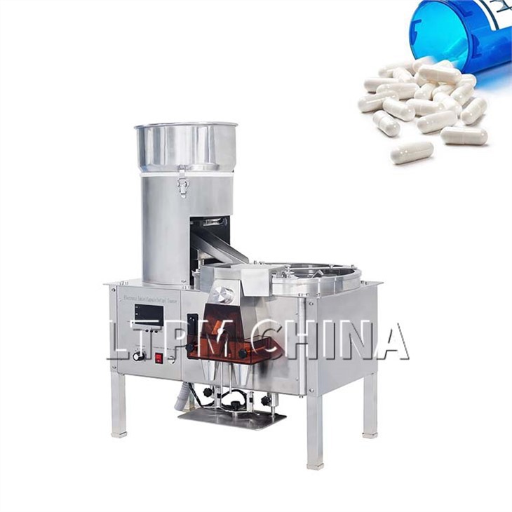 CDR-3A Pharmaceutical Chemical Semi Automatic Vibrating Counter Pill Softgel Capsule Tablet Counting Machine
